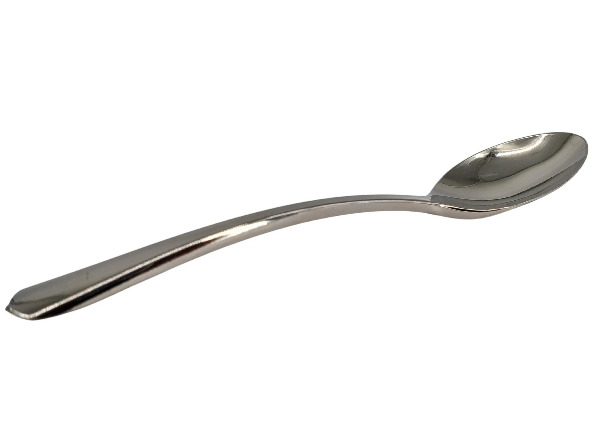 Plastic Soup Spoon - Silver - 18.9cm - SS67 - Image 3
