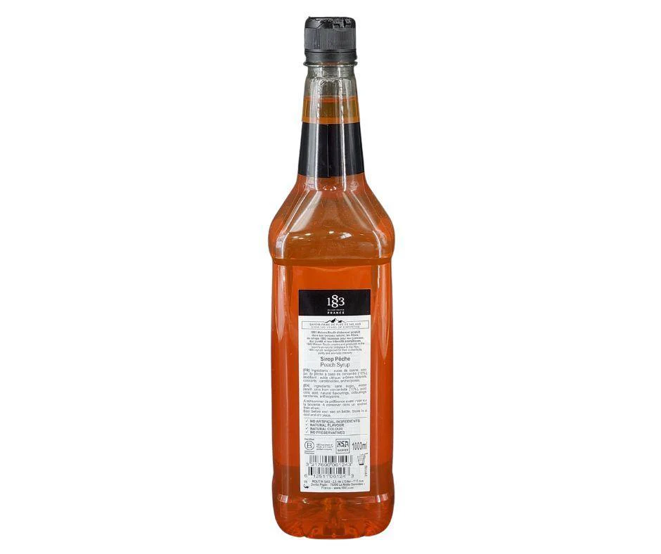 1883 - Syrup - Peach - PET - Image 4