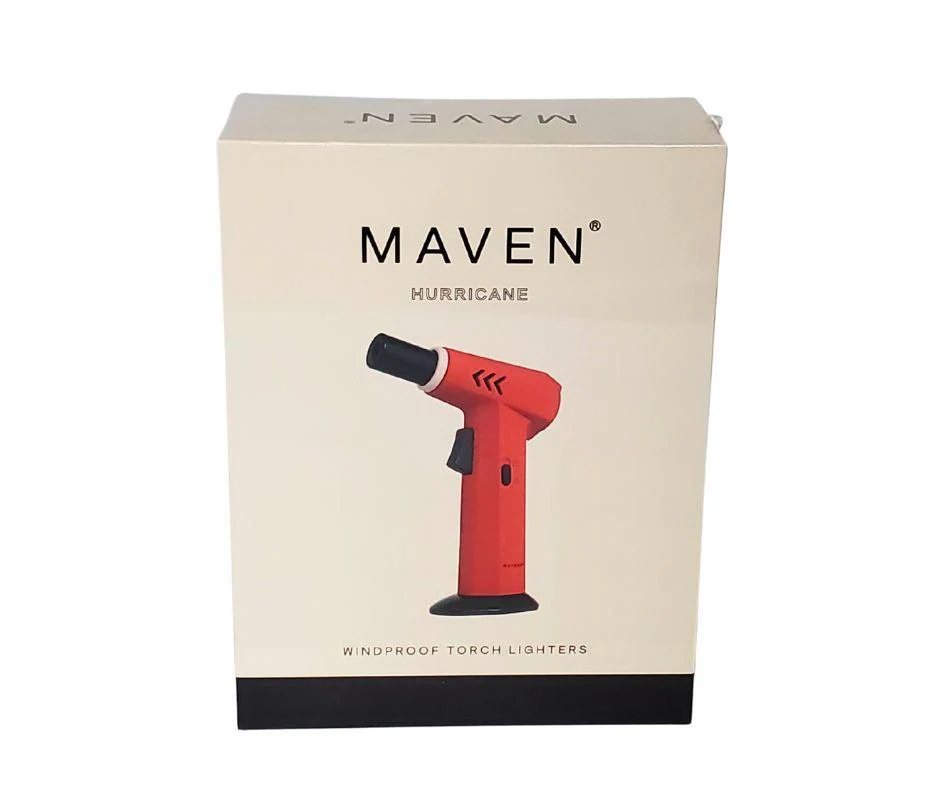 Maven - Butane Culinary Torch - Red (Refillable) - Image 4