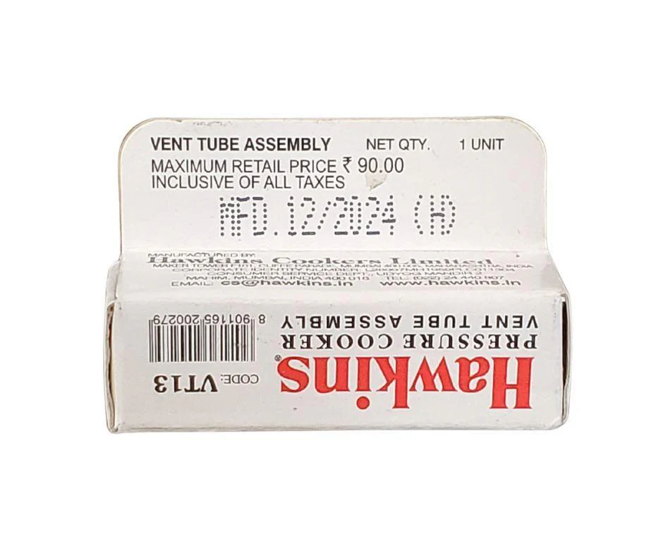 Hawkins - Vent Tube for 1.5L to 8L - VT13/H10-18 - Image 2