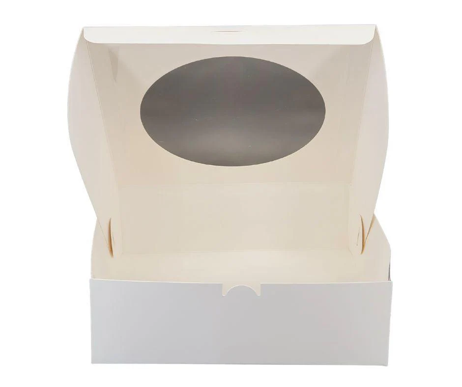 VSO - White Cake Box- 8*8*2.5" - Window - RH-477 - Image 6