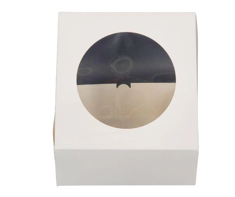 VSO - White Cake Box- 8*8*2.5" - Window - RH-477 - Image 7