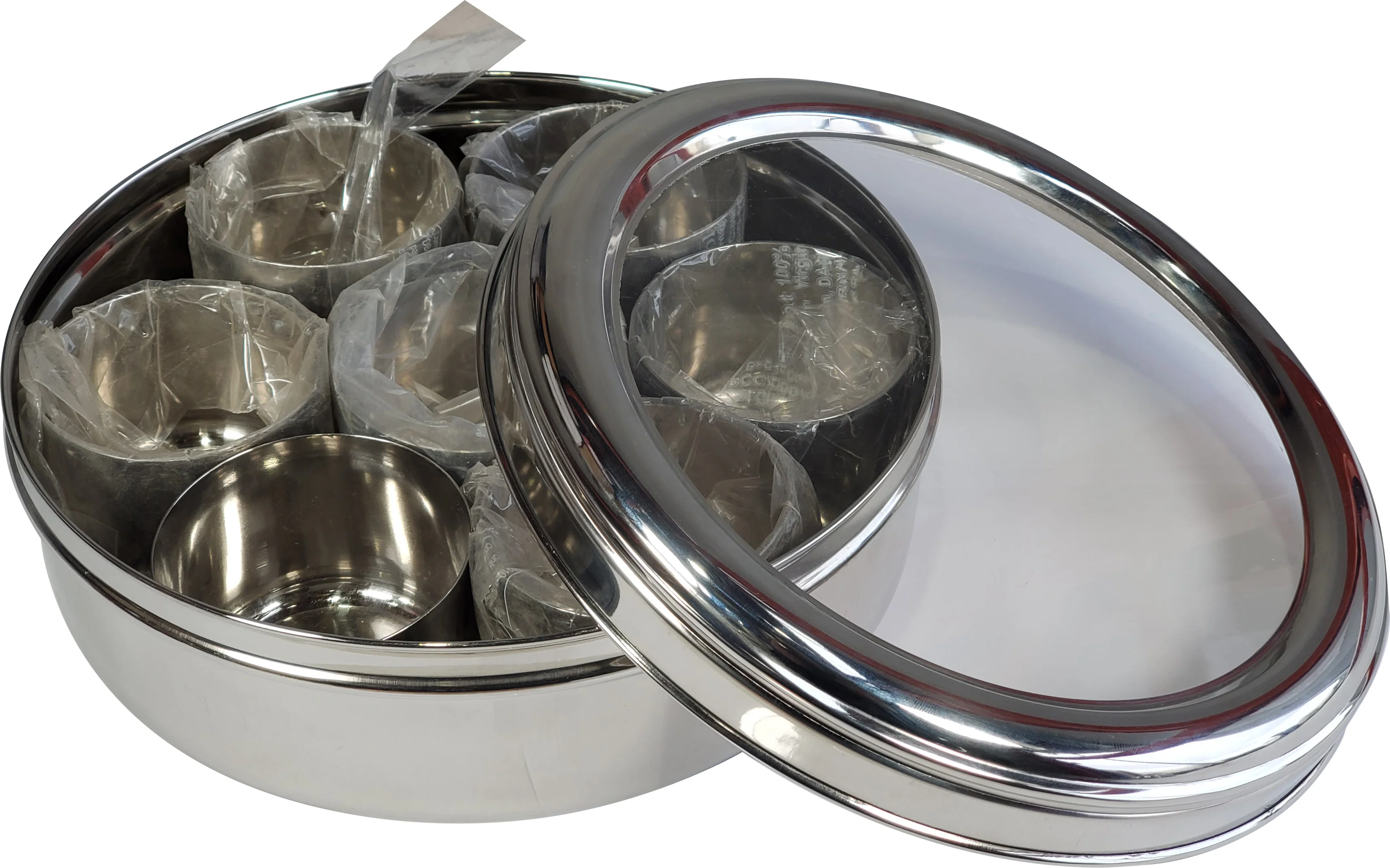 Spice Container (Masala Dabba) #11 - 7" Dia - Image 2