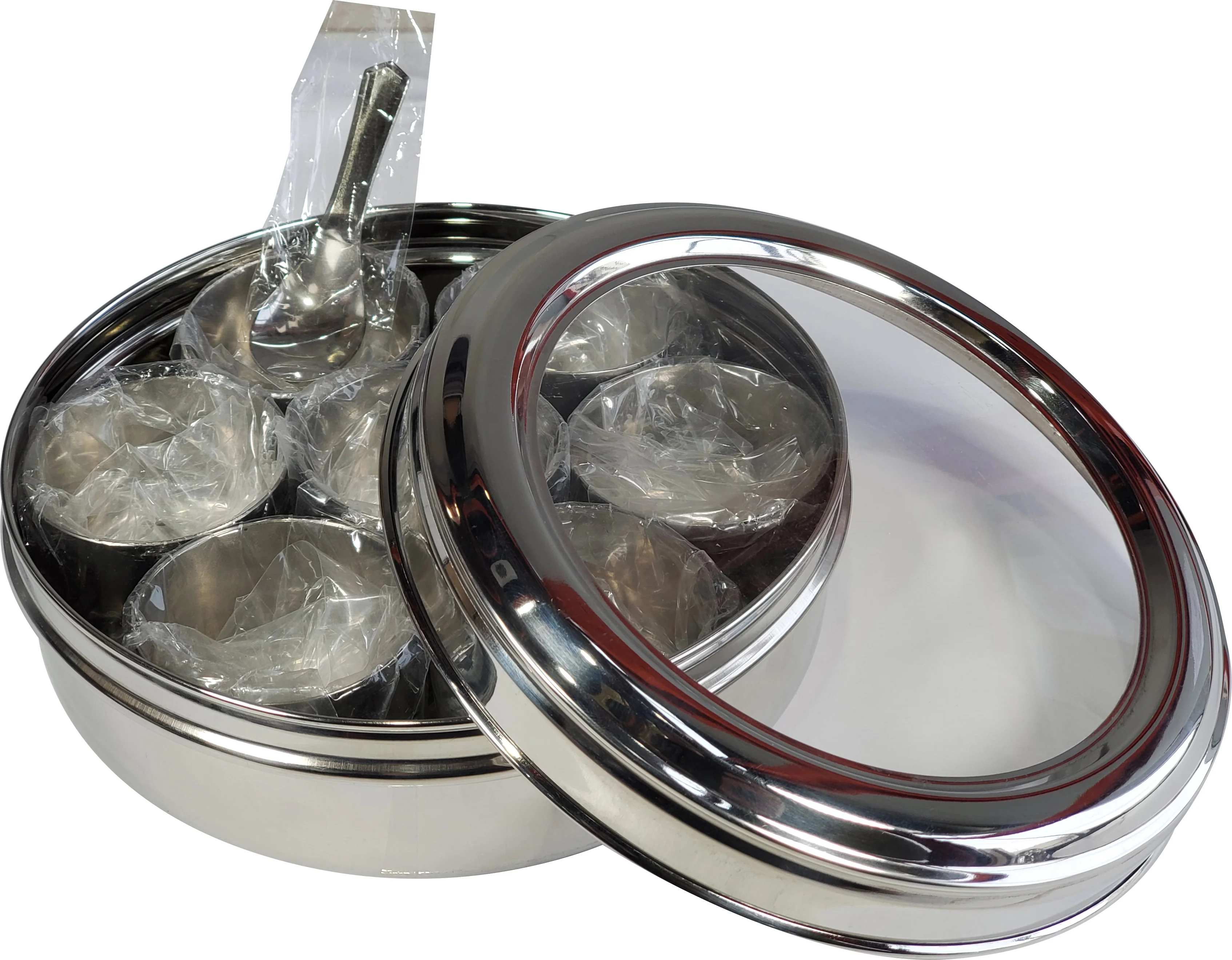 Spice Container (Masala Dabba) #12 - 8" Dia - Image 2