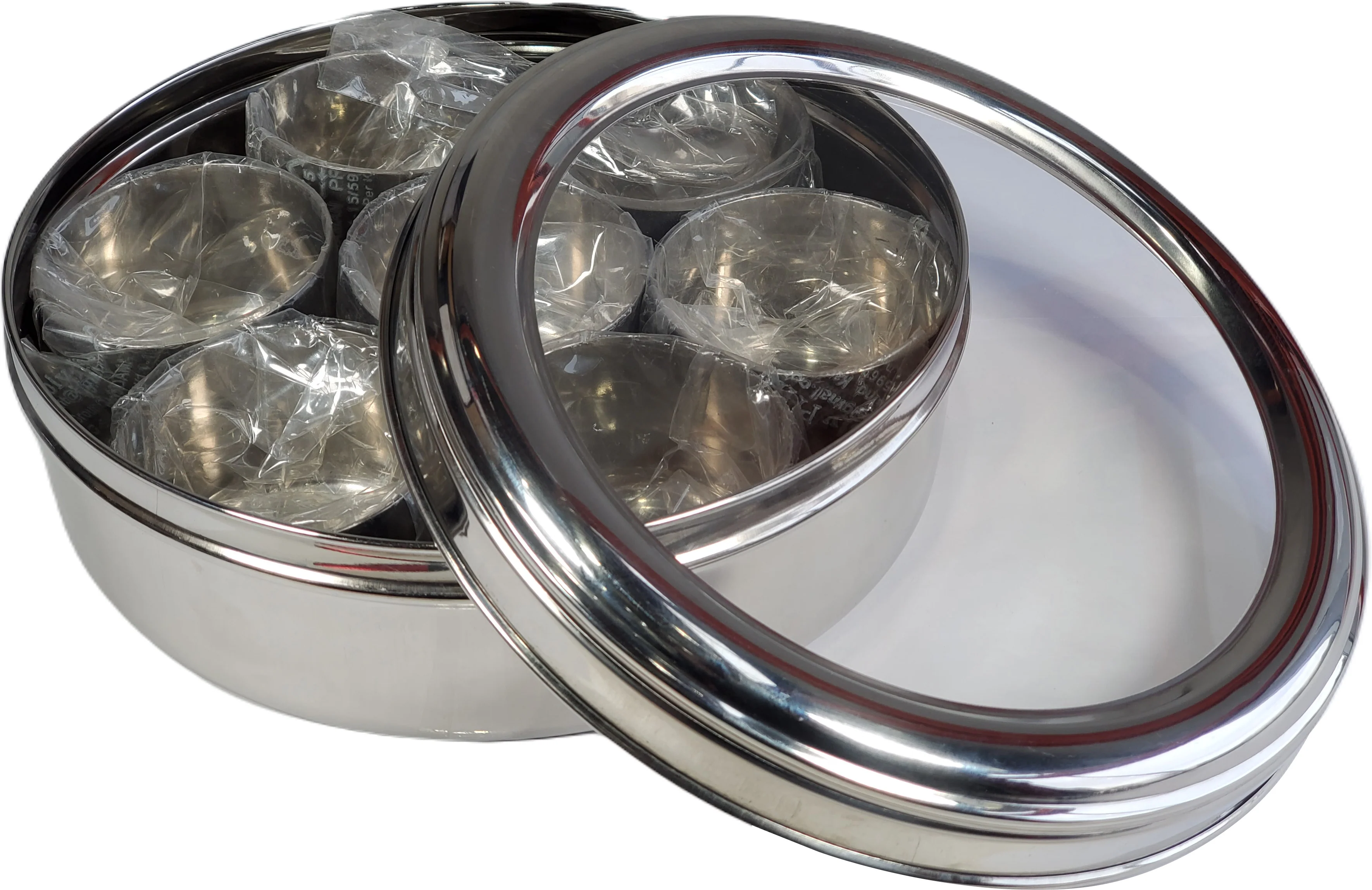 Spice Container (Masala Dabba) #13 - 9" Dia - Image 2