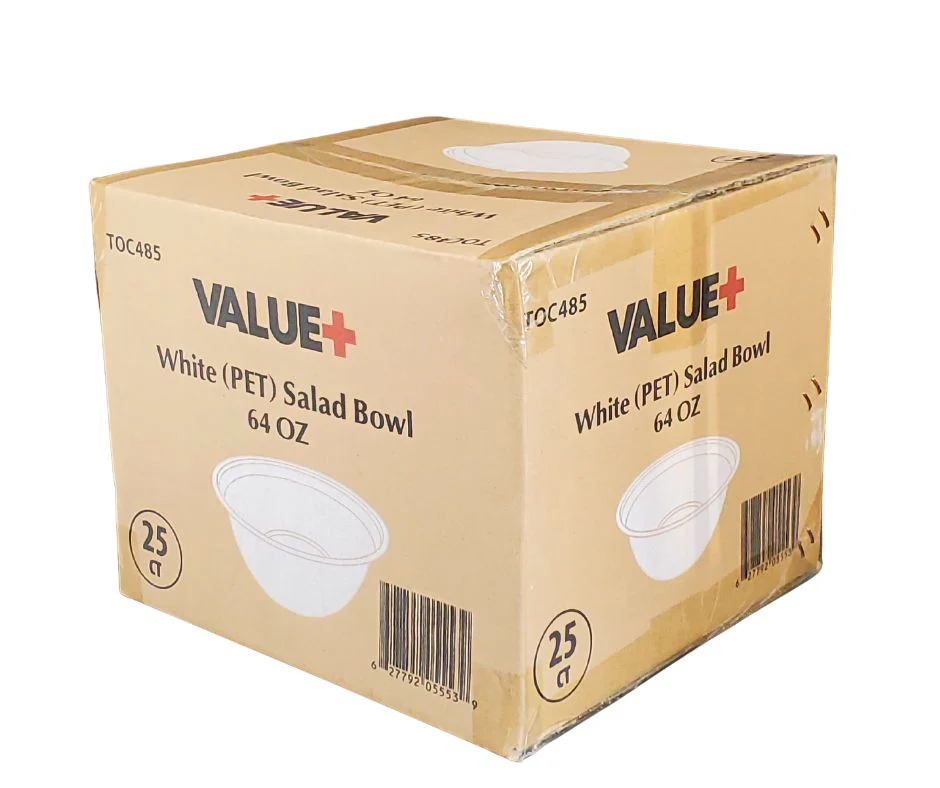 Value+ - 64oz Salad Bowl - PET - White - Image 5