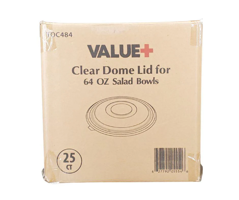 Value+ - Clear Lid for 64oz Salad Bowls - Image 4