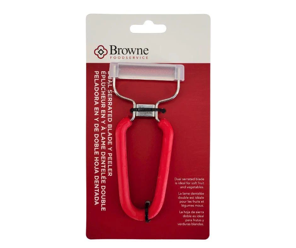 Y Peeler - Dual Serrated, Red - Image 2