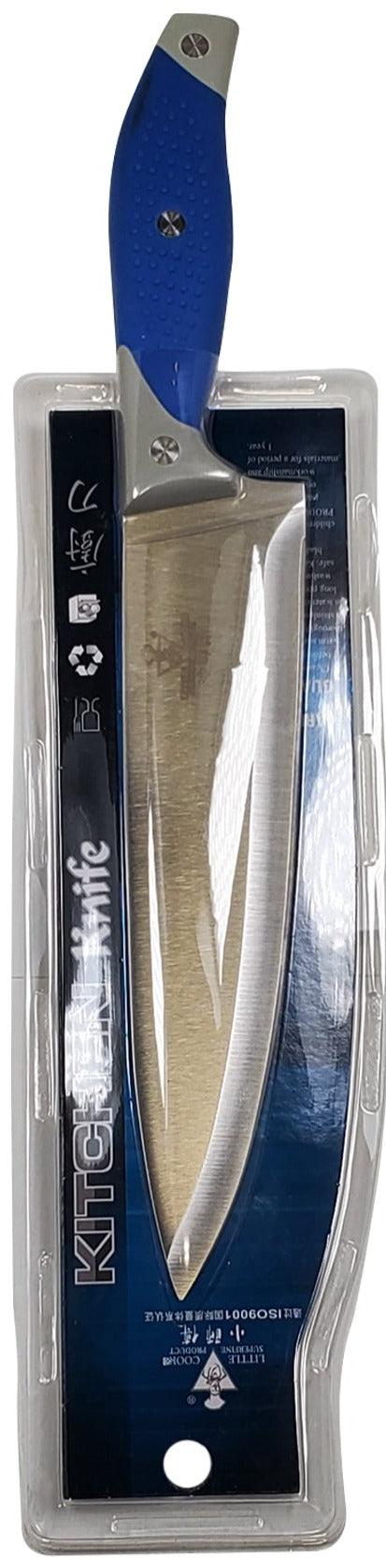 Yiwu - Knife Blue Handle 8" - SS-04A - Image 3